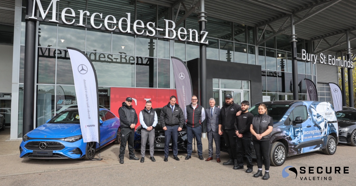 Secure Valeting Launches at Group 1 Mercedes Benz Bury St Edmunds